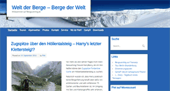 Desktop Screenshot of bergsuechtig.de